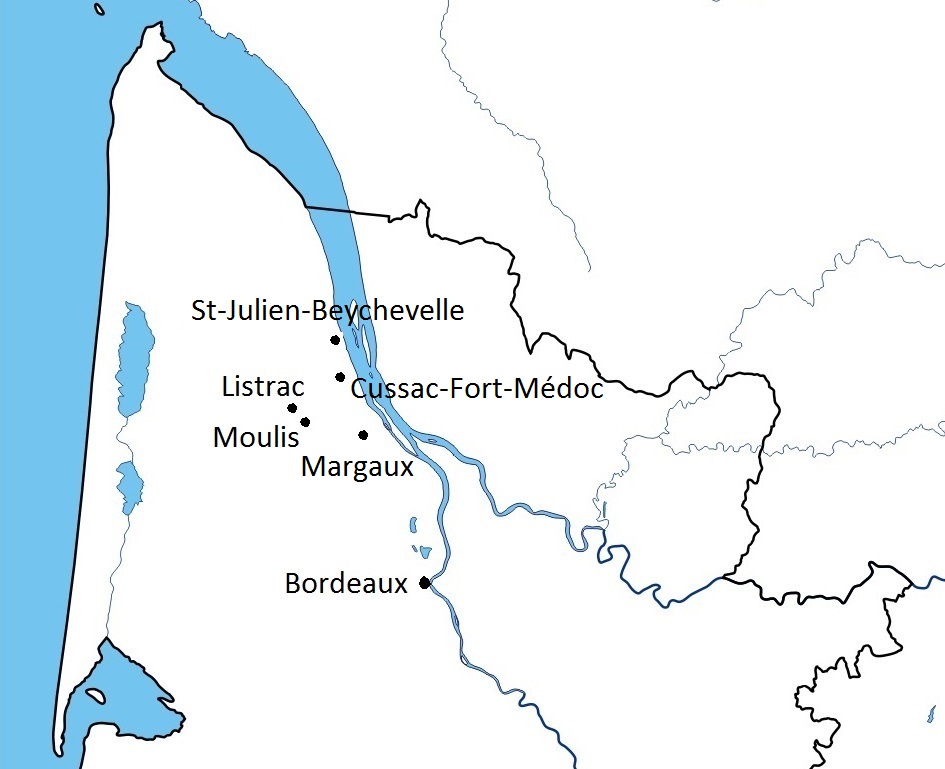 Carte Bordeaux-StJulien